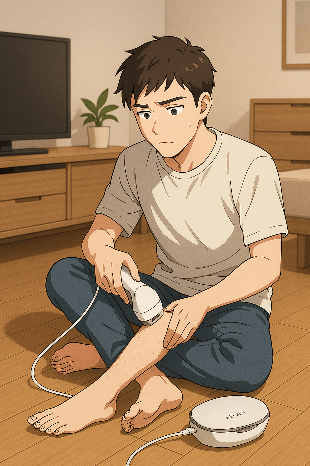 1ヶ月目のケノン照射シーン