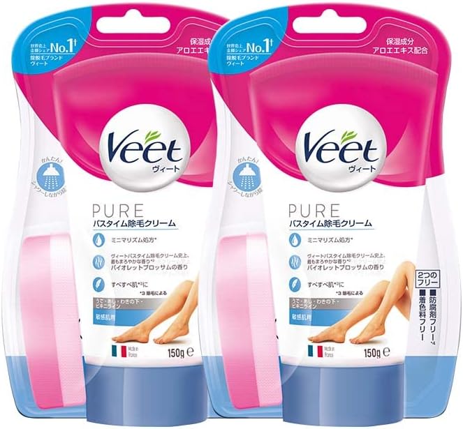 ヴィート Veet バスタイム除毛クリーム 敏感肌用